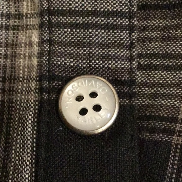 Harley Davidson Plaid Long Sleeve Shirt Large - Picture 14 of 14